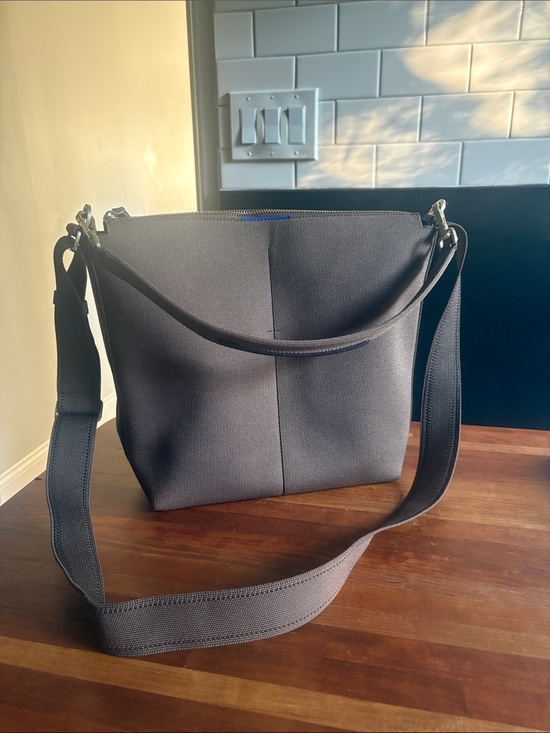 Rothy's Handbags - Rothy's Mini Zip Bucket Bag, like new brown